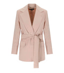 Max Mara Weekend Teso Pink Belted Blazer
