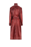 Saint Laurent Trench Ample Col Lavalliere
