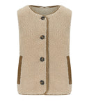 Barbour Luciana Fleece Natuurlijk vest
