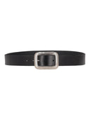 La Rose La Rose Leather Belt Black