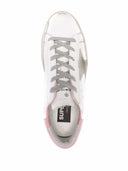 Golden Goose Super Star Leather Upper And Heel Suede Star And Spur Cream Sole