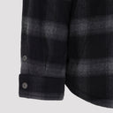 Off White Flannel Wool Overshirt Padded Coat