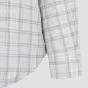 Off White Flannel Wool Overshirt Padded Coat