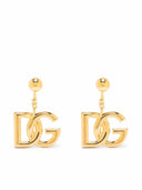Kolczyki łańcuchowe Dolce & Gabbana z logo