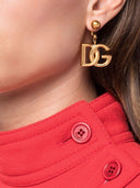 Kolczyki łańcuchowe Dolce & Gabbana z logo