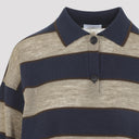 Polo rayé en jersey Brunello Cucinelli