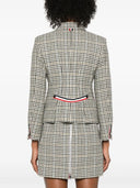 Thom Browne High Break Exposed Catch Vent Sportcoat In Gunclub Check Hunting Tweed