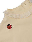 Mini Rodini Ladybugs Emb 레이스 스웨트셔츠