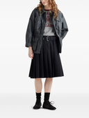 Prada Belted Pleated Skirt