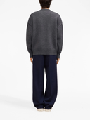 Ami Ami De Coeur Intarsia Logo Wool Jumper