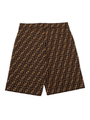 Fendi Jr Bermuda Mas Jersey Logo Ff