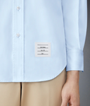 Thom Browne Classic L/S Bd Pc Shirt In Solid Poplin