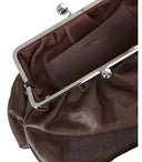Max Mara Weekend Pasticcino Cristin Large Dark Brown Clutch