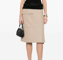 Gonna Courrèges Utility Fibbia Cotone