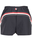 Thom Browne Pantalones cortos deportivos de nailon técnico de algodón