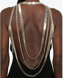 The Attico Mini Dress Ponte Jersey With Tubes Chains