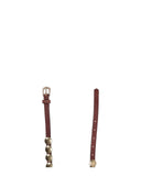 Golden Goose Belt Trinidad Thin Washed Leather Flesh Side With Studs