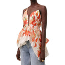 Zimmermann Silk and Linen Floral Top