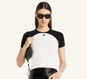 Courrèges T Shirt Circle Contrast