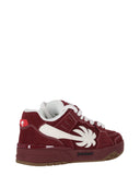 Palm Angels Venice Sneakers Suede Burgundy White