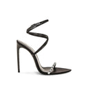 Saint Laurent Satin Sandals