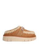 Mou Bounce Clog Daim Lettre Logo