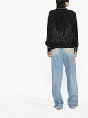 Palm Angels Palm Angels Flame Embroidered Shirt