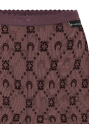 Marine Serre Moonogram Mesh Flock Biker Shorts
