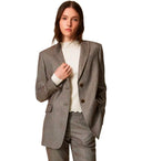 Twinset Beige Single Breasted Blazer