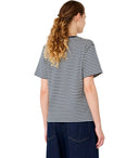 Max Mara Weekend Venaco Black White Striped T Shirt