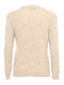 Sette Fili Cashmere Cardigan Over Con Lavorazione Filato Macro Tweed