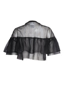 철학 Di Lorenzo Serafini Maglia Trasparente Con Volant