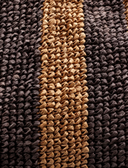 Parosh Borsa Raffia C/Manici Pelle