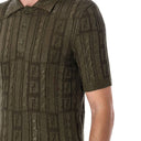 Fendi FF Wool Blend Lurex Polo