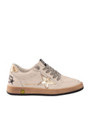 Golden Goose Sneakers Ballstar Nappa Upper Laminated Star And Heel White/Gold
