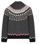 Alanui Sweet Winter Jacket Black Grey/Multicolo