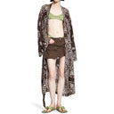 La robe Kaftan Twill Kaftan imprimée à imprimé Attico