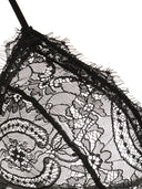 Anine Bing Lace Bra With Trim Black