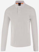 Hugo Boss Stretch Cotton Long Sleeve Polo Shirt