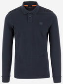 Hugo Boss Stretch Cotton Long Sleeve Polo Shirt