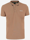 Hugo Boss Stretch Cotton Blend Polo Shirt With Logo