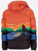 Polo Ralph Lauren Nylon Down Jacket med grafisk printmønster