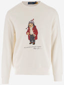 Polo Ralph Lauren Cotton Blend Sweatshirt With Polo Bear Pattern