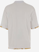 Versace Jeans Cotton Polo Shirt With Logo