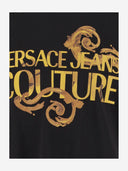 Versace Jeans Cotton T Shirt With Logo