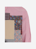 Junya Watanabe Cotton Blend Shirt med patchwork mønster