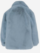 Pinko Short Fur Effect Caban Coat