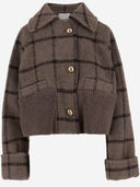 Patou Wool Blend Crop Coat