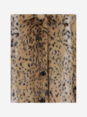 N°21 Faux Fur Coat With Leo Pattern