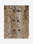 N°21 Short Faux Fur Coat With Leo Pattern